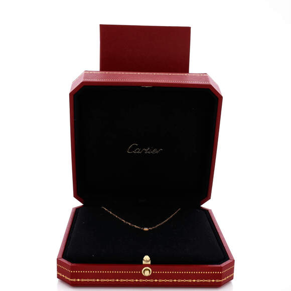 Cartier Small Cartier D'Amour Pendant Necklace 18K Rose Gold with Diamond - Picture 2 of 4